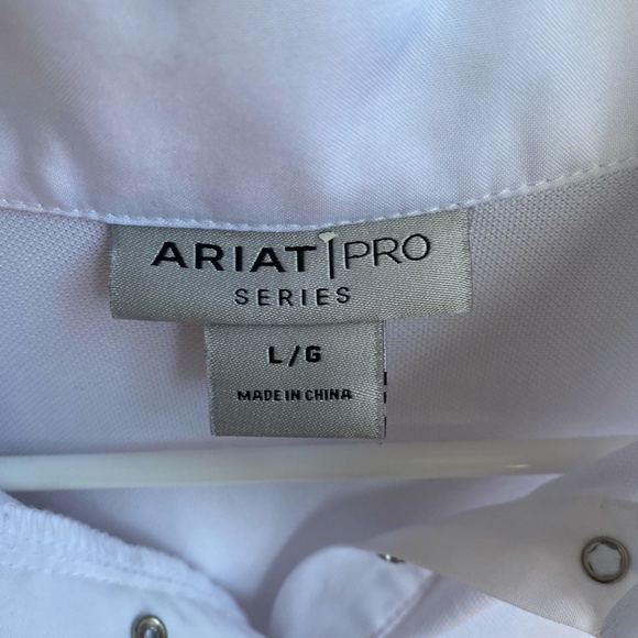 Ariat Pro Series Competition Long Sleeve with Collar - Size L - UV Protection - Picture 2 of 4